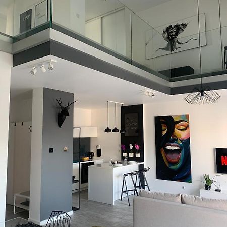 Appartamento Two-Levels Penthouse With A Garden In The City Center Łódź Esterno foto
