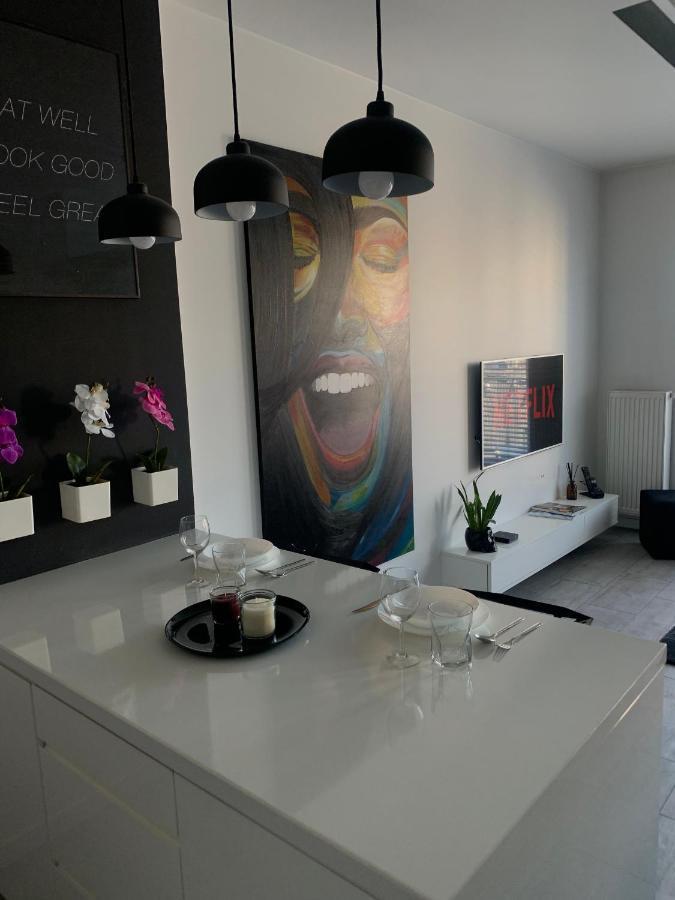 Appartamento Two-Levels Penthouse With A Garden In The City Center Łódź Esterno foto