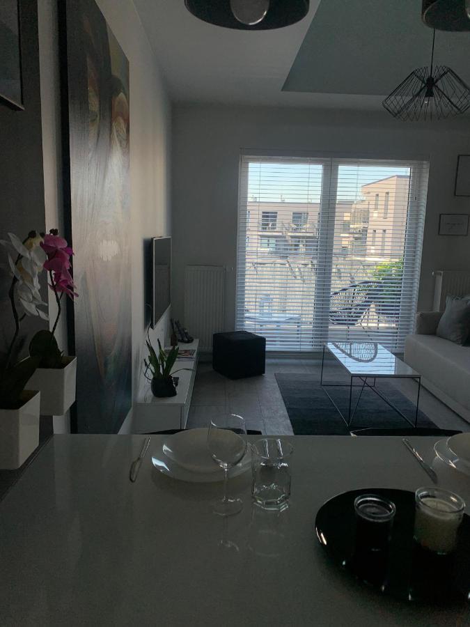 Appartamento Two-Levels Penthouse With A Garden In The City Center Łódź Esterno foto