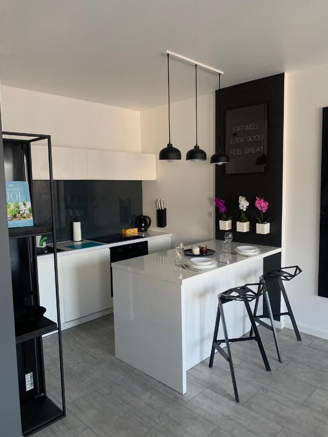 Appartamento Two-Levels Penthouse With A Garden In The City Center Łódź Esterno foto