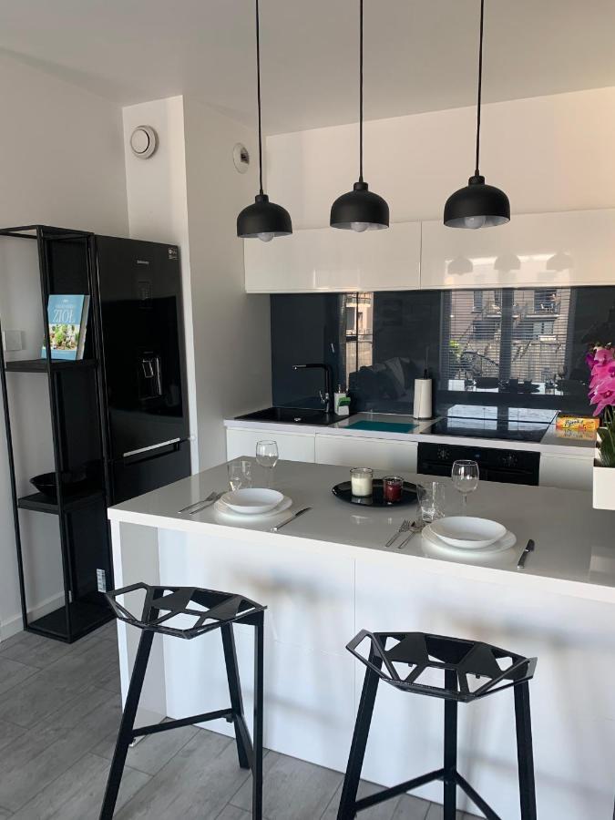 Appartamento Two-Levels Penthouse With A Garden In The City Center Łódź Esterno foto